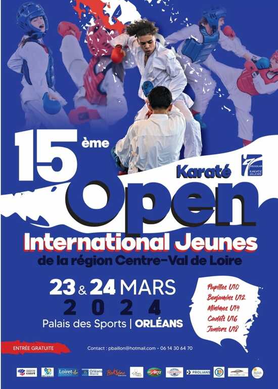 15e édition de l’Open International jeunes de la Région Centre-Val de Loire