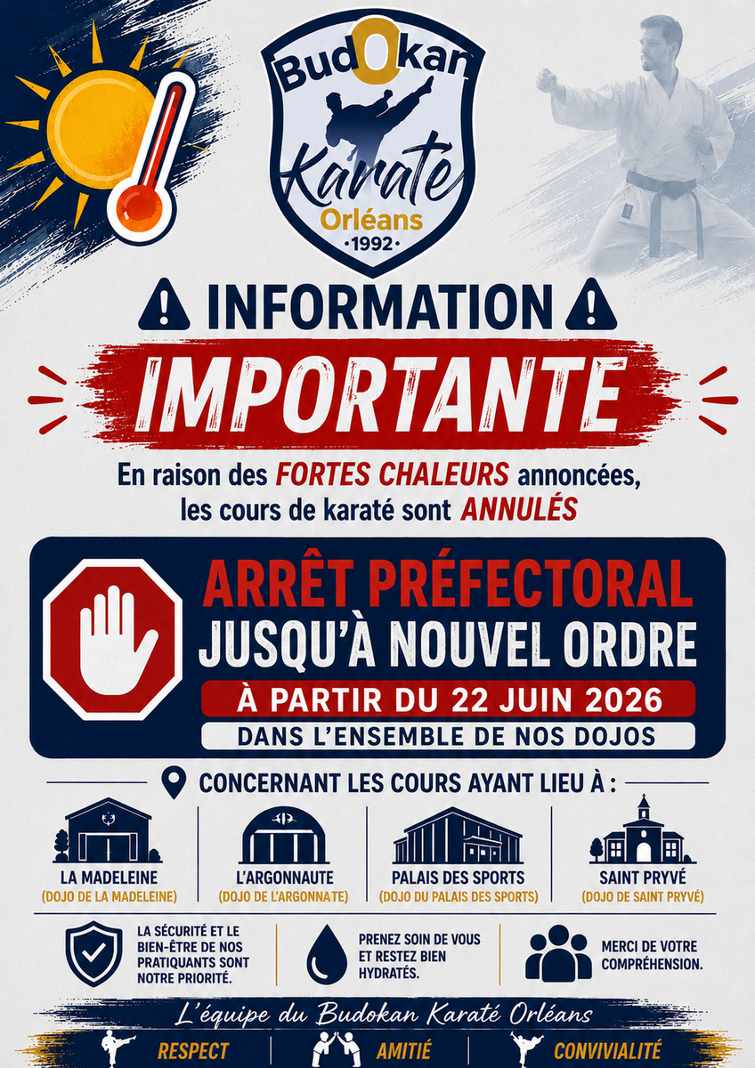 INFORMATION : FORTE CHALEUR
