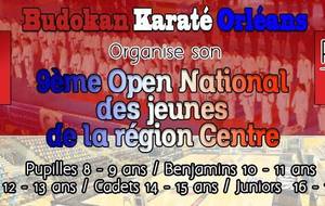 Résultats Open National Jeunes de la Région Centre 2016