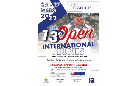 Le 13e Open du Budokan fixé en mars 2022